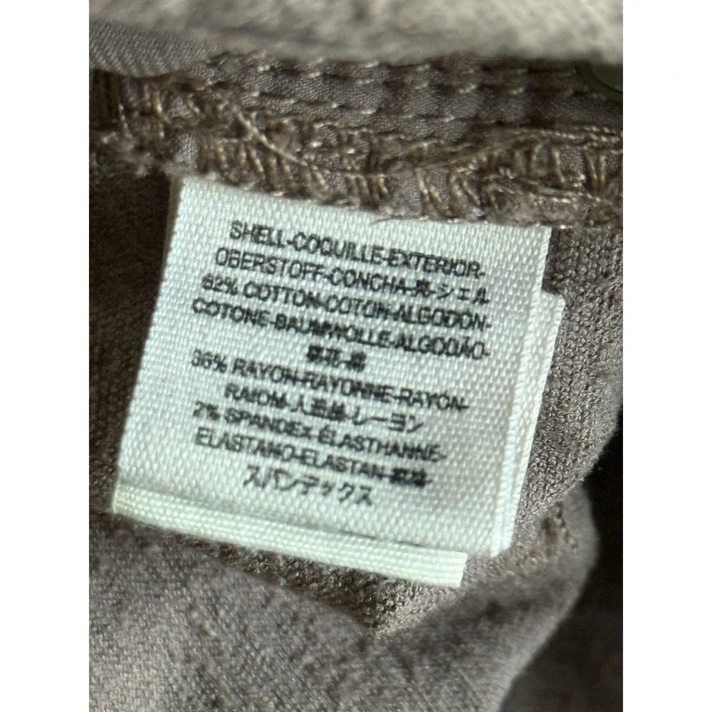 Free People Velvet Crop Flare Pants Size‎ 30 Brown Bronze Boho